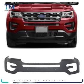 Fb5z17d957cptm Asucarparts Aup17650201s Front Bumper Cover Fascia For Ford Explorer 2016 2017 Fo1000725