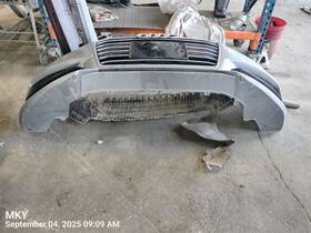 105-10030b Audi Gry Front Bumper Assembly Oem 17-18 A6