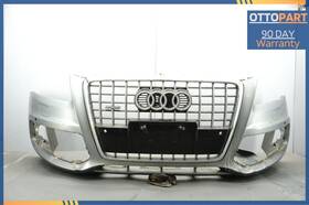 105-50430d Audi 2009-2012 Q5 S Line Front Bumper Cover Panel With Radiator Grille Grill Silver