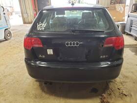 8p4807309a Audi 06-08 A3 Rear Bumper Cover With Single Exhaust Brilliant Black A2a2