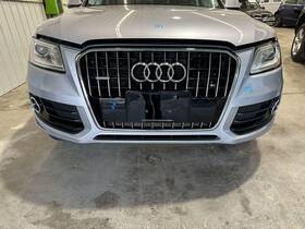 8r0807113c Audi 13-17 Q5 Front Bumper Cover With Fog Lights And Grills Florette Silver Lz7g