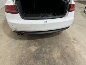 8t0807313 Audi 08-12 A5 Rear Bumper Cover With Park Assist Ibis White Paint Ly9c