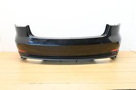8v5-807-067-d-gru Audi 15-16 A3 S3 8v Rear Bumper Panel Cover Trim With Parking Sensor Black Oem