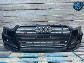 8w6807065h Audi 2018-2019 A5 S5 Front Bumper With Grilles And Park Sensors Black Oem S-line
