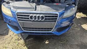Bcf-59079b Audi 2009-2012 A4 Front Bumper Cover With Grilles Fogs And Washers Oem