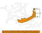 8t0807303cgru Audi Rear Cover Oem Bumper-bumper 10-12 S5