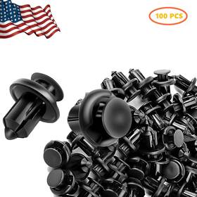 Auimsocor1414 Auimsoco 100pcs Bumper Fender Hood Moulding Side Garnish Grille Retainer Clips For Honda