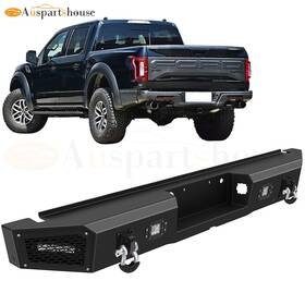 12274113 Auspartshouse For 2018-2020 Ford F 150 New Rear Bumper Guard Led Light Bar Fog Lamps