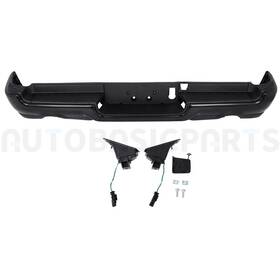 12318892 Autobasicparts For 2019-2022 Ram 1500 Rear Side Bumper With Dual Exhaust Without Park Steel 12318892 Autobasicparts For 2019-2022 Ram 1500 Rear Side Bumper With Dual Exhaust Without Park Steel