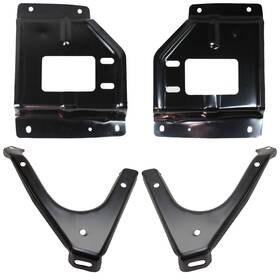 F013129 Autoelements 30011 30010 F013130 Front Bumper Bracket Kit For 2001-2004 Ford Excursion F-350 F-250 F-450 F-550