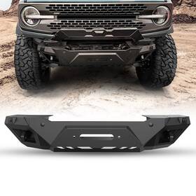 Nfb01a103-1b-bx Autofree Autopart Steel Front Bumper With Radar Hole Coated For Ford Bronco 2021 2022 2023 2024 2025