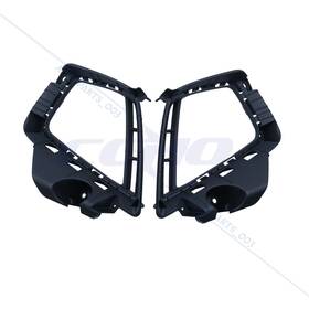 865c1n9000 Autoparts 03 For 2022-2024 Hyundai Tucson Front Bumper Headlight Bezel Left Right Side