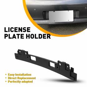 In1180100 Auxito 12775288 Rear Bumper License Plate Tag Mounting Bracket For Infiniti 2007-2016