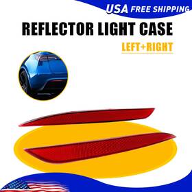 1495817-00-c Auxito For 2020-22 Tesla Model Rear Y Bumper Reflector Tail Light Case Left Right Side