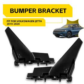 17g807183 Auxito 2x Bumper Bracket For 19-21 Volkswagen Jetta Front Left Right Side Support Black