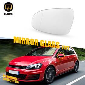 22906957 Auxito For 2010-2014 Volkswagen Golf Gti Driver Side Mirror Glass Heated With Backing