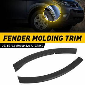 52113-0r040 Auxito Pair Front Bumper Wheel Fender Molding Trim For Toyota Rav4 2013 2014 2015