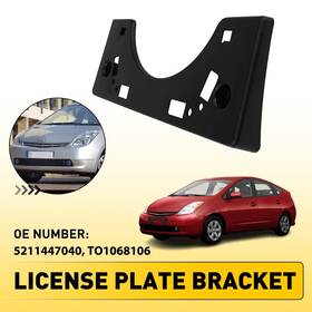 5211447040 Auxito For 2004-08 2009 Toyota Prius 1x Front License Plate Tag Bracket Abs Replacement