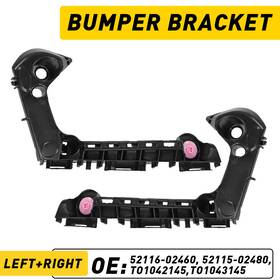 52116-02460 Auxito Fit For 2019 2020 2021 Toyota Corolla Front Bumper Bracket Retainer Left Right