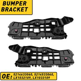5214633060 Auxito Front Bumper Cover Support Bracket Fit 2013-2018 For Lexus Es350 Es300h Black J