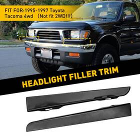 52513-35020 Auxito For Toyota Tacoma 4wd 1995 1996 1997 Front Bumper Grille Headlight Filler Trim