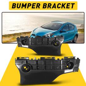 5253552150 Auxito 2x Black Bumper Retainer Support Set Pair For 2012-2017 Toyota Prius C 2013 2014