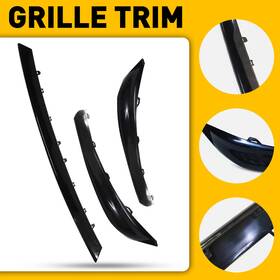 531220604 Auxito Fit 2018 2019 2020 Camry Toyota Se Xse Front Bumper Grille Lower Trim Molding