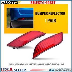 55112678aa Auxito 55112679aa For 2017-2023 Jeep Compass Rear Left And Right Bumper Reflector Marker Light 2-20x