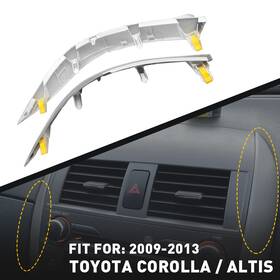 55436-233 Auxito Left Upper Side Central Dashboard Trim Strips Pair For Toyota Corolla Altis 2009-2013