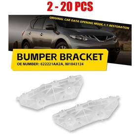 622221aa2a Auxito 2-20x Front Corner Bumper Support Brackets White Fit Nissan Murano Le S 2009-14