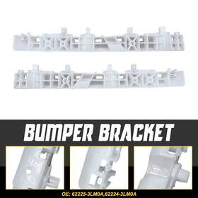 62225-3lm0a Auxito Front Left Right Side Bumper Bracket Retainer For 13-21 Nissan Nv200 622253lm0a