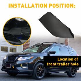 622a0-6fl0h-tckg-rouge-17-20 Auxito Fit 2018 2017 2020 2019 Nissan Rogue Front Tow Bumper Hook Cover New