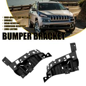 68210064ad Auxito 749965979906 2x Face Bar Bumper Bracket Retainer Fit Mounting Cherokee Overland 2016-2018