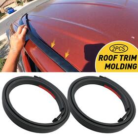 75551-0c050 Auxito Fit Toyota 2007-2020 Tundra Double Cab Roof Drip Molding Right And Left 755520c050