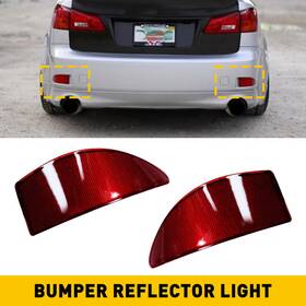 8191053021 Auxito Left Right Rear Bumper Reflector Light Lamp For Lexus Is250 Is350 2006 2007-2013