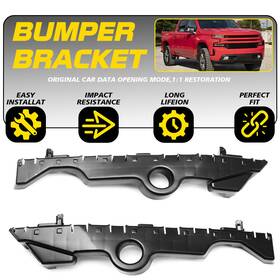 84624943 Auxito Fits For Gm Chevrolet Silverado 1500 19-21 Front Bumper Bracket Guide Lh Rh Eppm