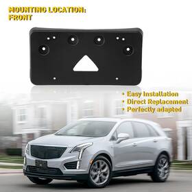 Auxito 84740003 For 2017-2024 Cadillac Xt5 Front Tag Bracket License Plate Frame 1pc Direct Fit