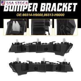 86514h9000 Auxito 86513h9000/86514h9000 Set Of 2 New Front Bumper Brackets Side Cover Lh Rh For Kia Rio 2018 2019 2020