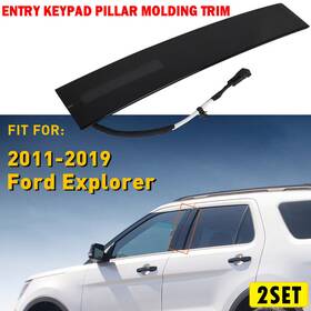 Db5z7820555ab Auxito 889671211300 1/2set For Explorer 2011-19 Ford Left Driver Door Side Entry Keypad Pillar Moldi