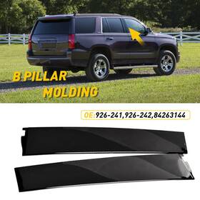 926-242 Auxito 926-241 B Pillar Door Trim Molding For 2015-2020 Chevy Cadillac Gmc