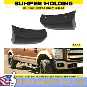 Bc3z-16039-aa Auxito Bc3z16038aa Fit For 2011-2016 Ford Super Duty Front Bumper Bar Molding Left Passenger Side