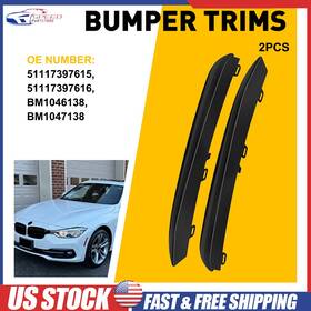 Auxito Bxgt-320i-16-18 Front Bumper Cover Molding Left Right Side For Bmw 320i 328d 330e 340i 2.0l 2pcs