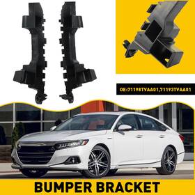 Bxgzj-accord-18-19 Auxito For 18-21 Honda Accord Black Bumper Bracket Driver Passenger Side 71198tvaa01