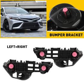 Bxgzj-camry-18-21 Auxito Bumper Bracket Retainer Beam Front Mount Support Fit For 2018 Camry 2019 2020