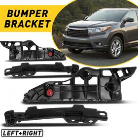 Bxgzj-hld-14-16u Auxito 1 For 2014-2019 Highlander Toyota Front Bumper Supports Brackets Retainer 4pcs/set