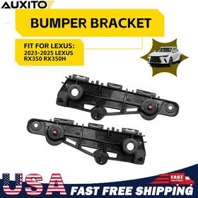 Auxito Bxgzj-rx350-23-25 2x Bumper Fender Brackets Support Front For Lexus Rx350 Rx350h 2023-2025 Black