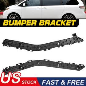 Bxgzj-sienna-11-20r Auxito 2pcs Rear Bumper Cover Retainer Brackets For 2011-2020 Toyota Sienna Lh Rh Set