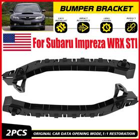 Bxgzj-wrx-11-14 Auxito Front Left And Right Bumper Bracket Set Fits For Subaru Impreza Wrx Sti 2008-2014