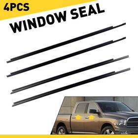 Ccmft-ram-09-21 Auxito For Ram 1500 2500 3500 2009-2021 Weatherstrip Window Moulding Trim Seal Belt