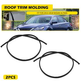 Cdjt-altima-13-18 Auxito For 2013-2018 Nissan Altima Sedan Coupe Roof Trim Molding Black Oe# 738533ta0a